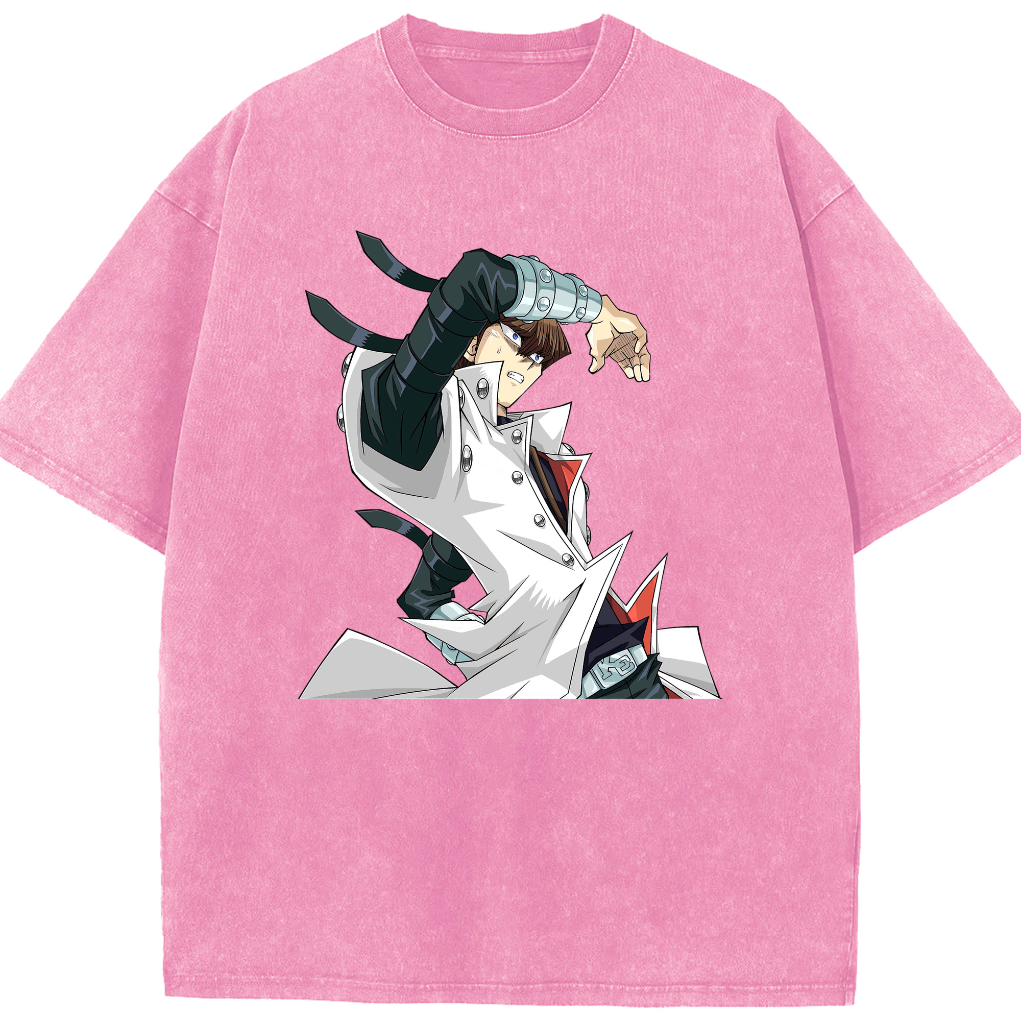（画像用） 遊☆戯☆王 Yu-Gi-Oh! 綿100% ヴィンテージ風 半袖Tシャツ（フロントプリント）